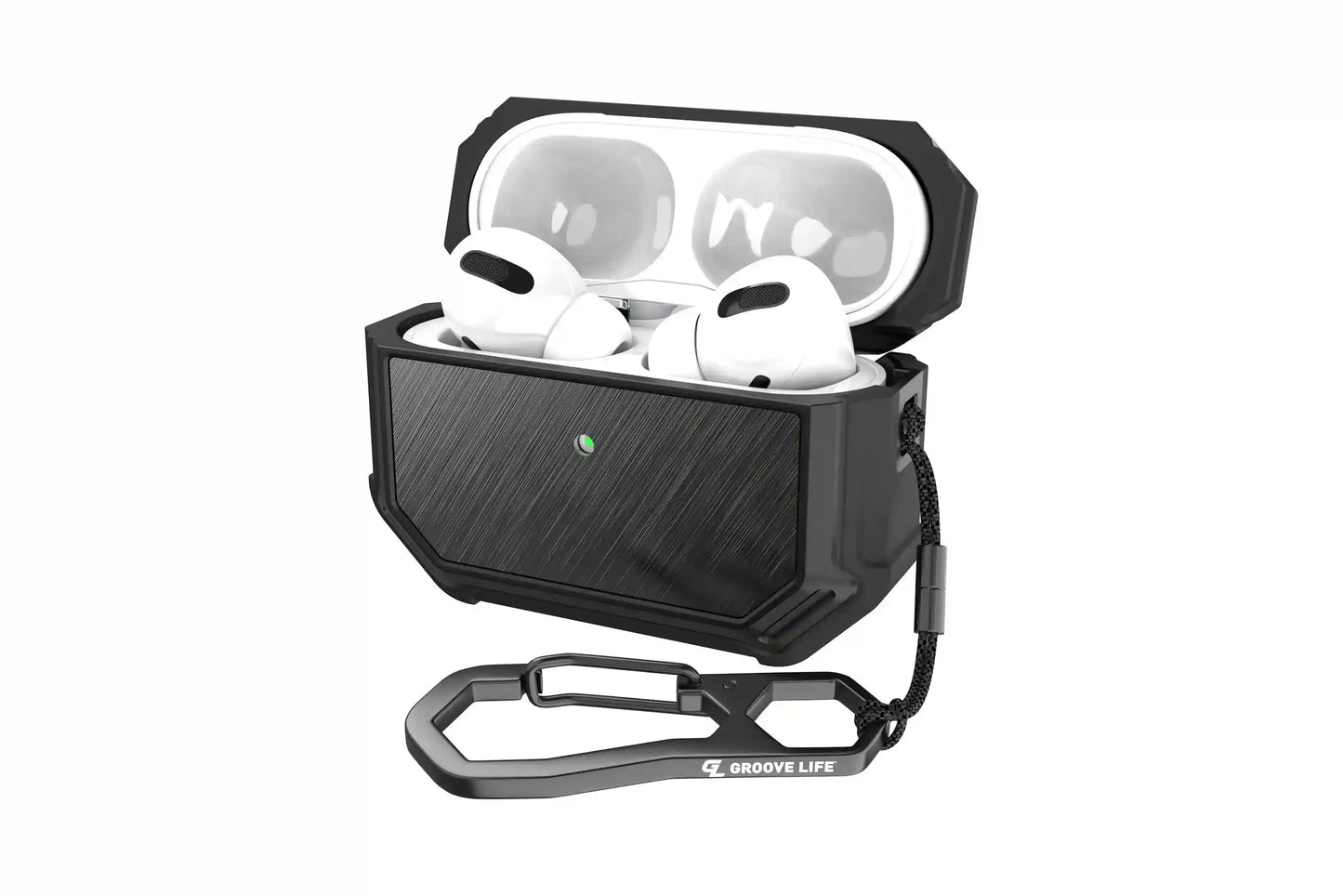 Groove Case Black/Black Aluminum for AirPods Pro