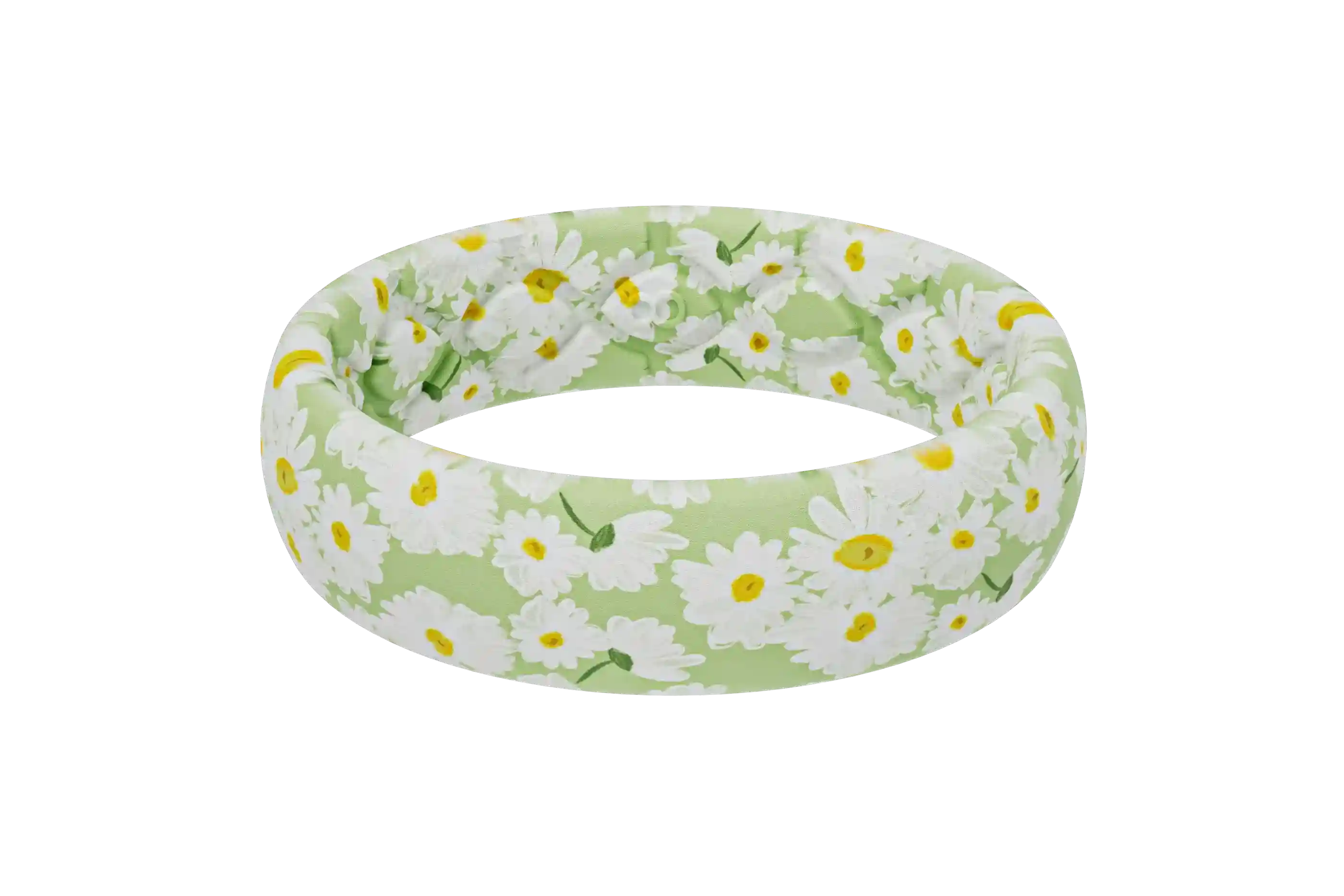 April Daisies Thin Ring