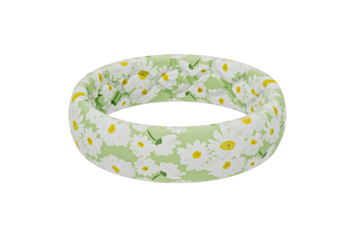 April Daisies Thin Ring