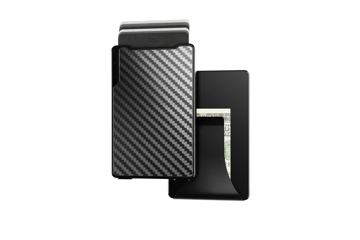 Groove Wallet® Carbon Fiber - Midnight Black