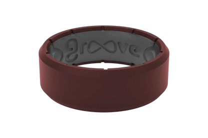 Edge Crimson & Grey Ring