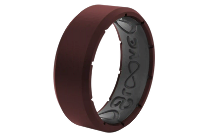 Edge Crimson & Grey Ring