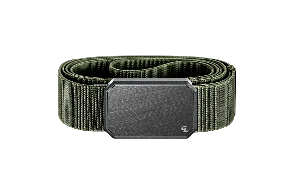Groove Belt Gun Metal/Base Camp Green
