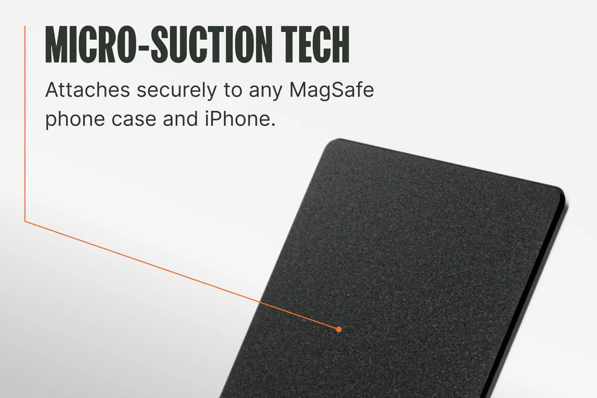 Groove Wallet® with MagSafe Plate - Midnight Black